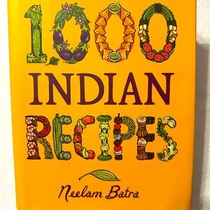 1000 Indian Recipes. Hardback recipe book.  By Neelam Batra. 690 pages. Cook